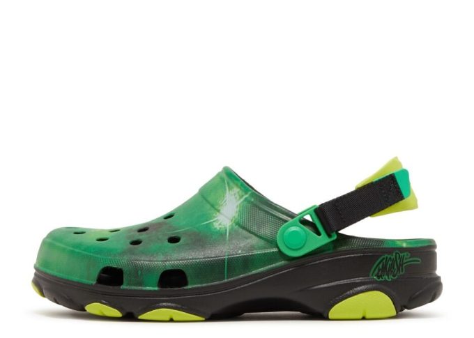 Ron English x All-Terrain Clog ”Area 54 – Green Galaxy”