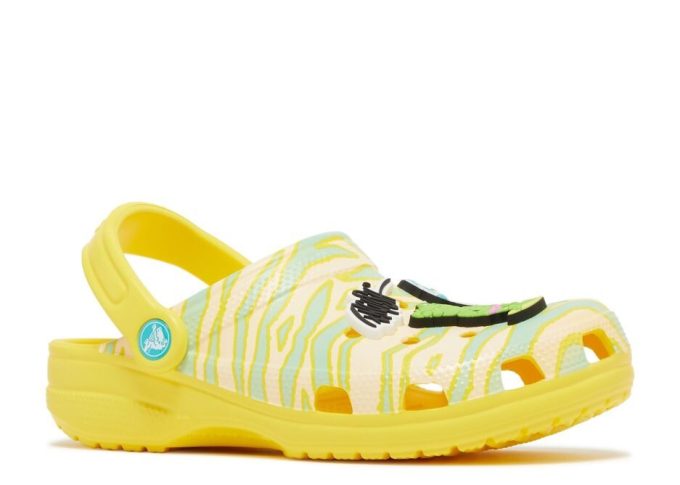 Ron English x Classic Clog Kids ”Juhlaeläimet – Zebra Lemon”