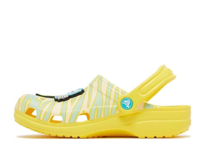Ron English x Classic Clog Kids ”Juhlaeläimet – Zebra Lemon”