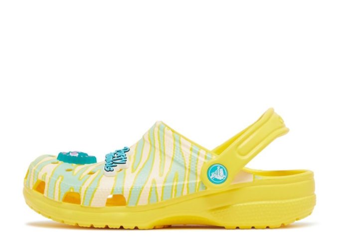 Ron English x Classic Clog Kids ”Juhlaeläimet – Zebra Lemon”