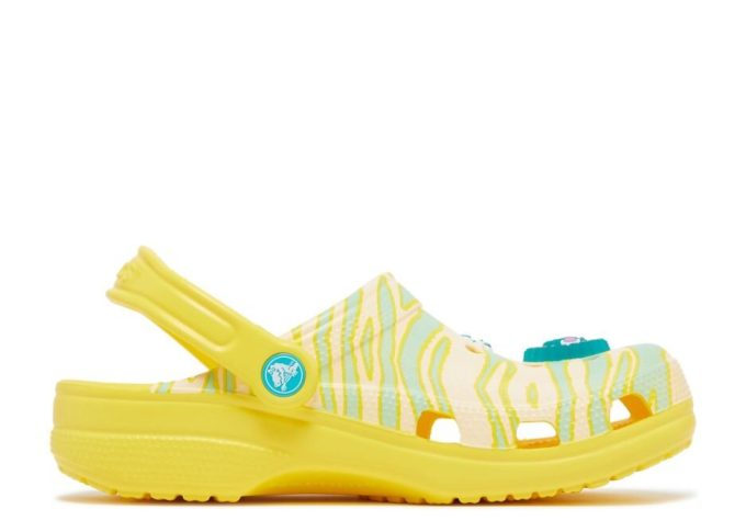 Ron English x Classic Clog Kids ”Juhlaeläimet – Zebra Lemon”