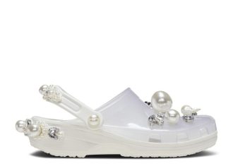 Simone Rocha x klassinen puukenkä ”läpinäkyvä”