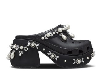 Simone Rocha x Siren Spiked Clog ”Musta”